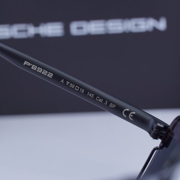 Final Price! Porsche Design P8922 A Black/Smoke Sunglasses - Picture 5 of 8